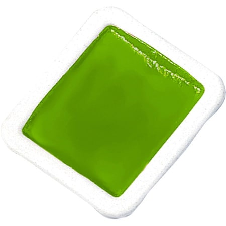 Prang Watercolor Refills, Half-Pan, Semi-Moist, 12/DZ, Yellow Green PK DIXX8012